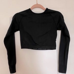 Cropped my protein work out top